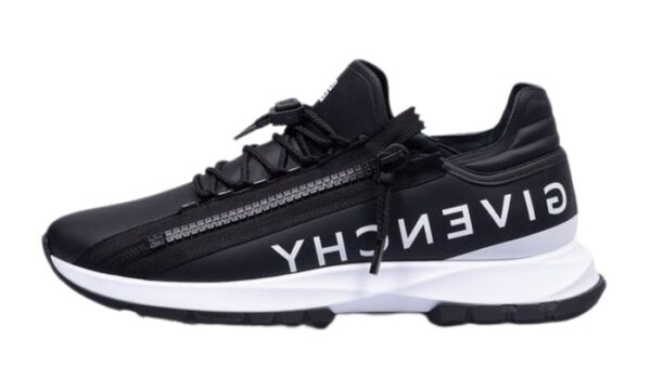 Scarpe da ginnastica in pelle nera Spectre - Image 1