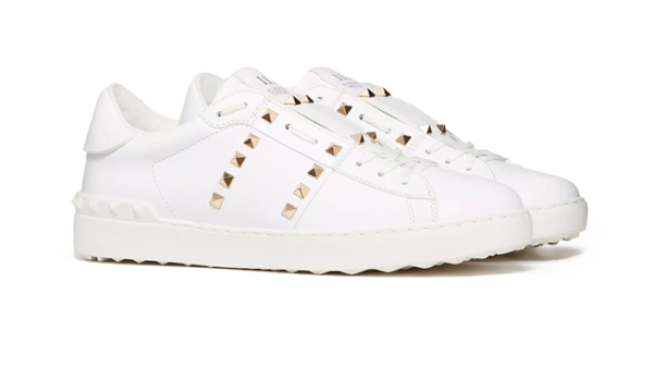 Sneaker Rockstud White Gold - Image 4