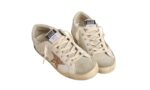 Super-Star stella in glitter oro e inserti in suede ghiaccio - Image 2