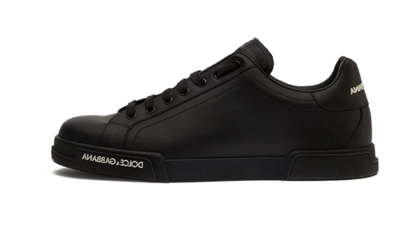 Calfskin nappa Portofino sneakers Black - Image 1