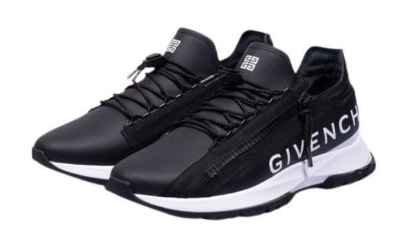 Scarpe da ginnastica in pelle nera Spectre - Image 3