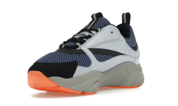 Blue Technical Mesh Light Blue Grey Orange - Image 4