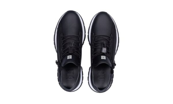 Scarpe da ginnastica in pelle nera Spectre - Image 4
