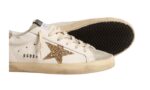 Super-Star stella in glitter oro e inserti in suede ghiaccio - Image 4