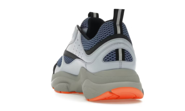 Blue Technical Mesh Light Blue Grey Orange - Image 5