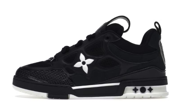 Skate Sneaker Black White - Image 1