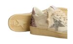 Ball Star con stella in glitter argento e talloncino in glitter rosa - Image 4