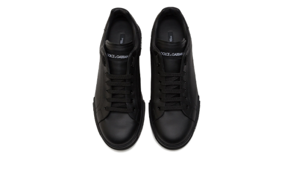 Calfskin nappa Portofino sneakers Black - Image 3