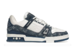 Trainer Monogram Denim White Blue - Image 2