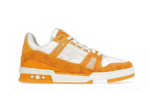Trainer Yellow Monogram Denim White - Image 2