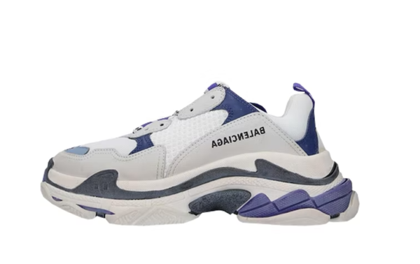 Triple S White Purple - Image 1