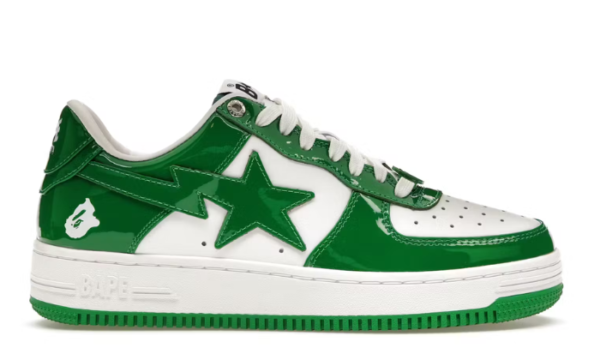 Patent Leather Green White - Image 2