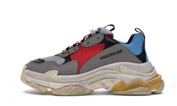 Triple S Grey Red Blue - Image 1