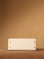 Kelly 25 Epsom Creme/Golden - Image 5