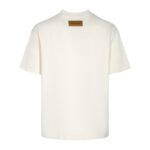 Louis Vuitton LV White T-shirt Blue Floral Logo - Image 2