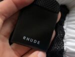 Rhude Side Logo Shorts Blue - Image 6