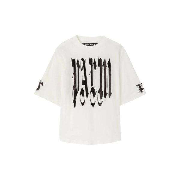 T-shirt Palm Angels Oversized with White Logo Print - Image 1