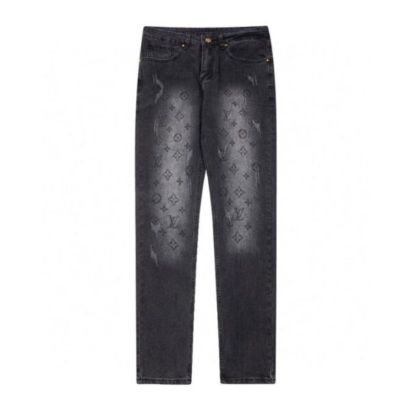 Louis Vuitton LV Faded Monogram Denim Pants - Image 1