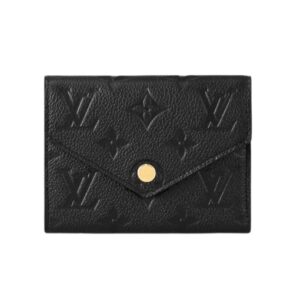 Victorine Geldb?rse schwarz 12cm