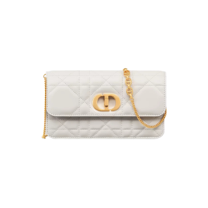 Lattekleurig lamsleer met Macrocannage-motief 19cm