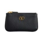 Vlogo Kalbsleder Schl?sselring Schwarz 13cm