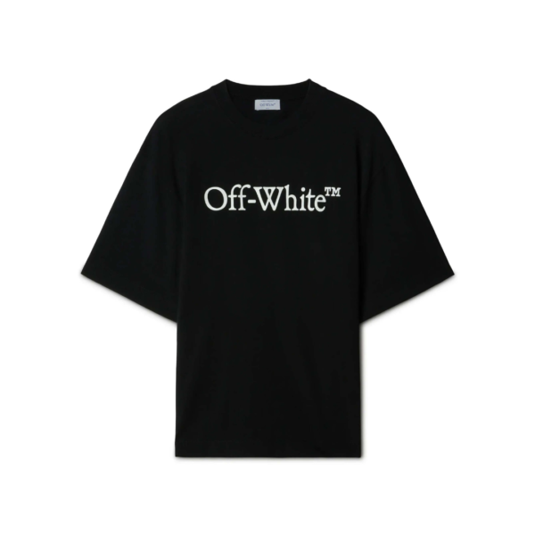 T-shirt Oversized Off-White Big Bookish Skate Tee with Logo Black - Image 1