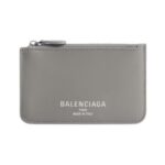 Langer M?nz- und Kartenhalter in Grau 13cm