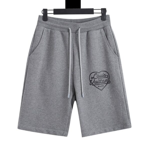 Shorts Louis Vuitton LV Gray Heart Logo - Image 1