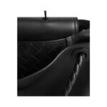 Top-Griff-Tasche aus seidigem Kalbsleder in Schwarz 33cm - Image 2