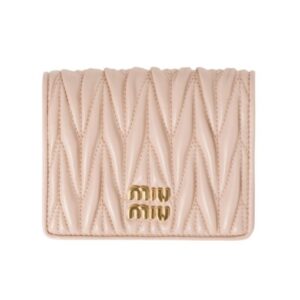 Kleines Matelass?-Nappa-Leder Puderrosa11.2cm