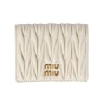 Kleines Matelass?-Nappa-Leder Wei? 11.2cm