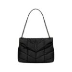 Puffer Medium aus Nappaleder 35cm