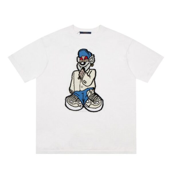 T-shirt Louis Vuitton Cartoon Embroidery - Image 1