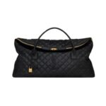 ES Giant Travel Bag aus gestepptem Leder 56cm