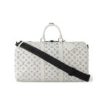 Keepall Bandouli?re wei? 50cm