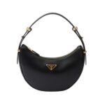 Arqu? kleine Lederschultertasche Schwarz 18.5cm