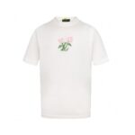 T-shirt Louis Vuitton White Floral Logo