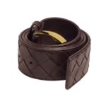 Intrecciato Lammleder Gürtel in Fondant (width) 4cm - Image 3