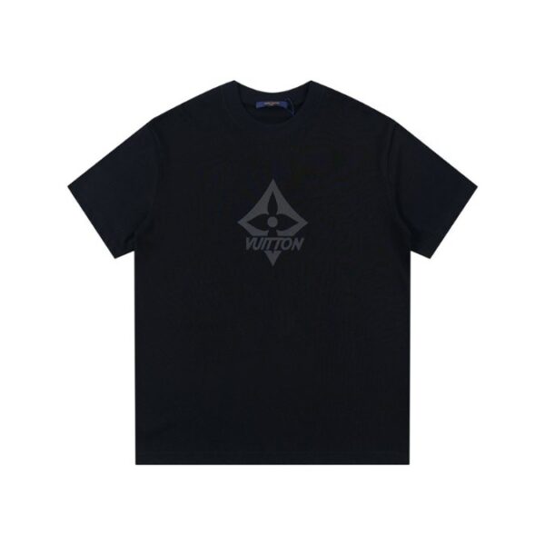 T-shirt Louis Vuitton Black Monogram Logo - Image 1