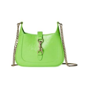 Leuchtend gr?nes Lackleder 19.5cm