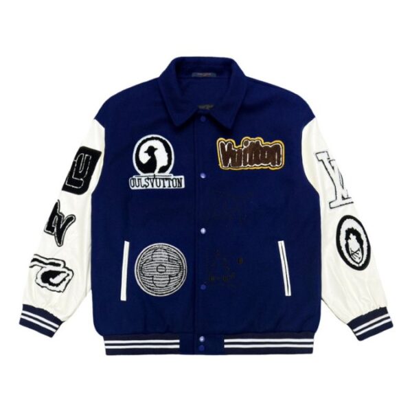 Jacket Louis Vuitton LV Blue White Patches - Image 1