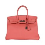 Flamingo Epsom mit Palladium-Beschl?gen 35cm