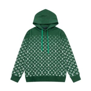 Hoodie Louis Vuitton LV Green Monogram Gradient