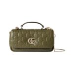 Gr?ne gepolsterte Milano Mini-Tote-Tasche 21.1cm