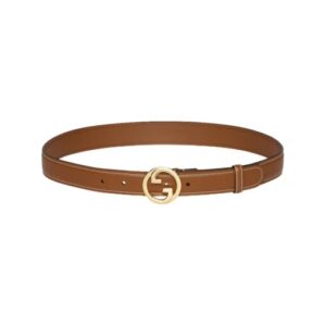 Braunes Leder mit Kontrastn?hten 3cm