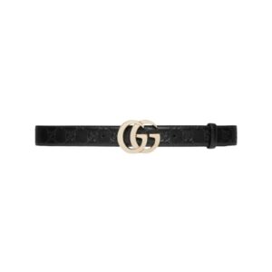 GG Milano Gürtel Schwarz 3cm