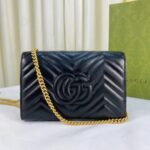 GG Marmont Matelasse Schwarz 20 cm - Image 3