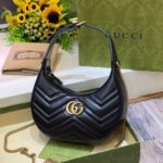 GG Marmont Half-Moon Schwarz 21 cm - Image 5