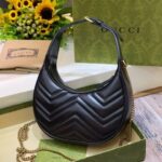 GG Marmont Half-Moon Schwarz 21 cm - Image 4