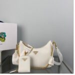 Re-Edition 2005 Saffiano Wei? 22 cm - Image 2